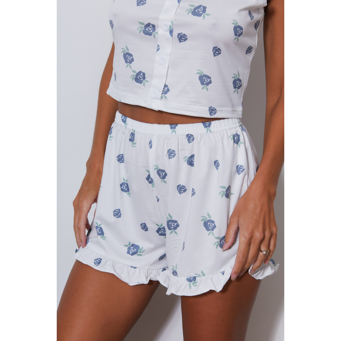 Ensemble pyjama haut & short 'Lyra' pour Femmes - 2 Pièces