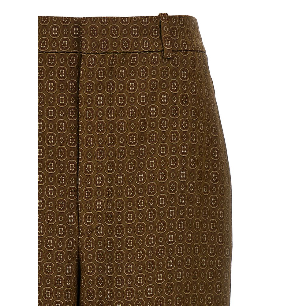 Pantalon 'Medallion Jacquard Mid-Rise' pour Femmes
