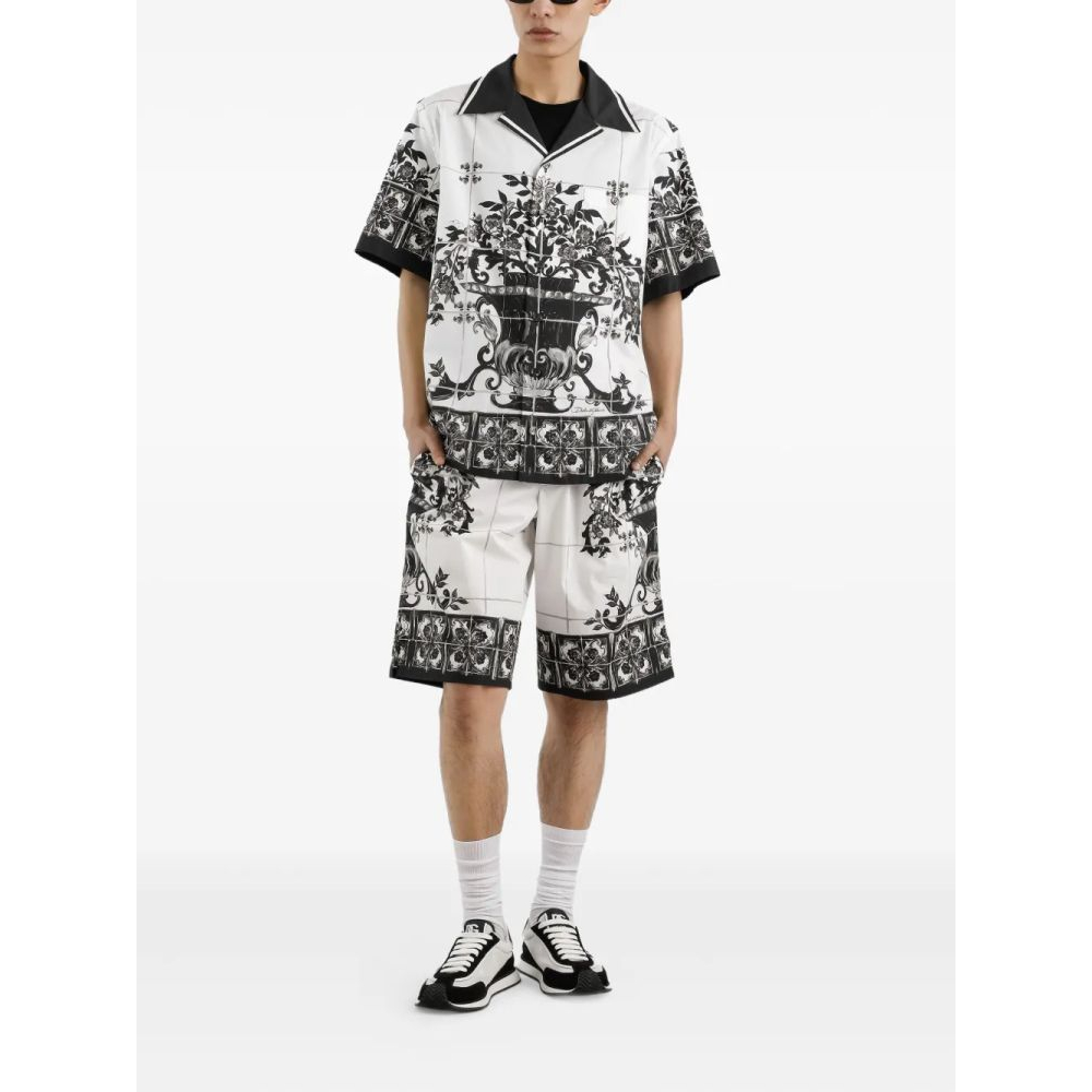 Bermuda 'Maiolica Print' pour Hommes