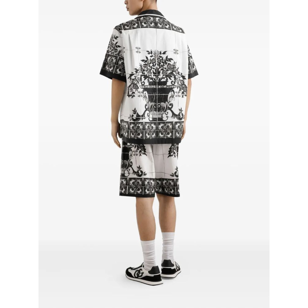 Bermuda 'Maiolica Print' pour Hommes