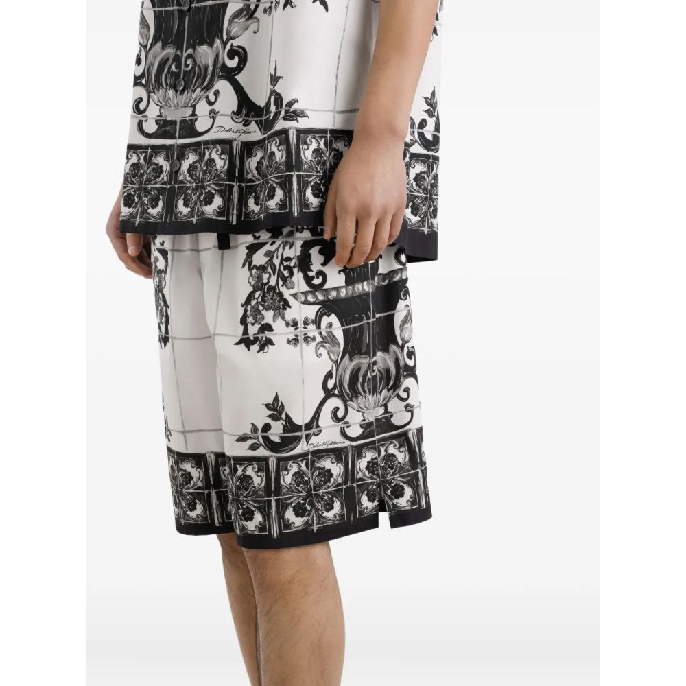 Bermuda 'Maiolica Print' pour Hommes