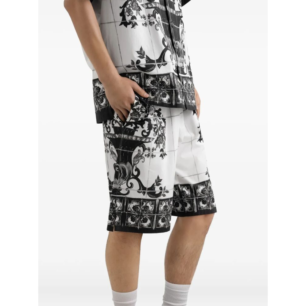 Bermuda 'Maiolica Print' pour Hommes