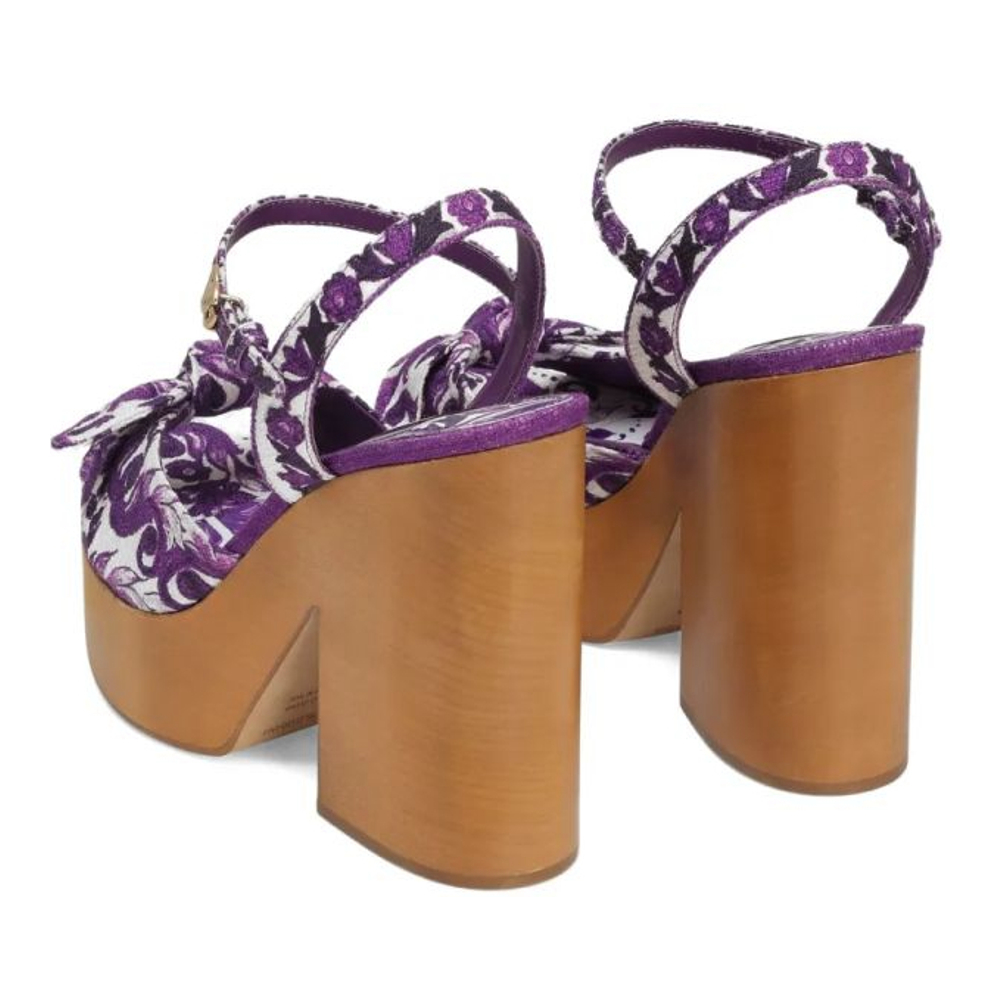 Sandales à talon 'Majolica-Print' pour Femmes