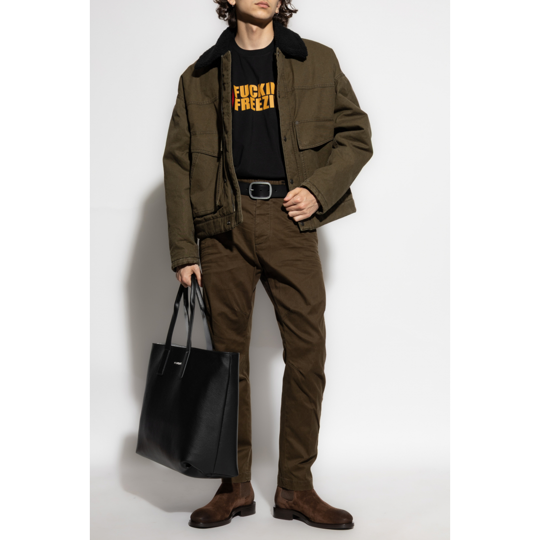 Men's 'Cool Fit Slogan' T-Shirt