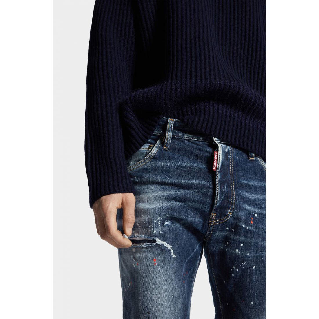 Men's 'Logo-Patch' Jeans