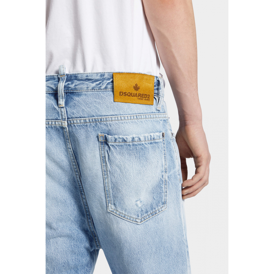 Men's 'Logo-Patch' Jeans