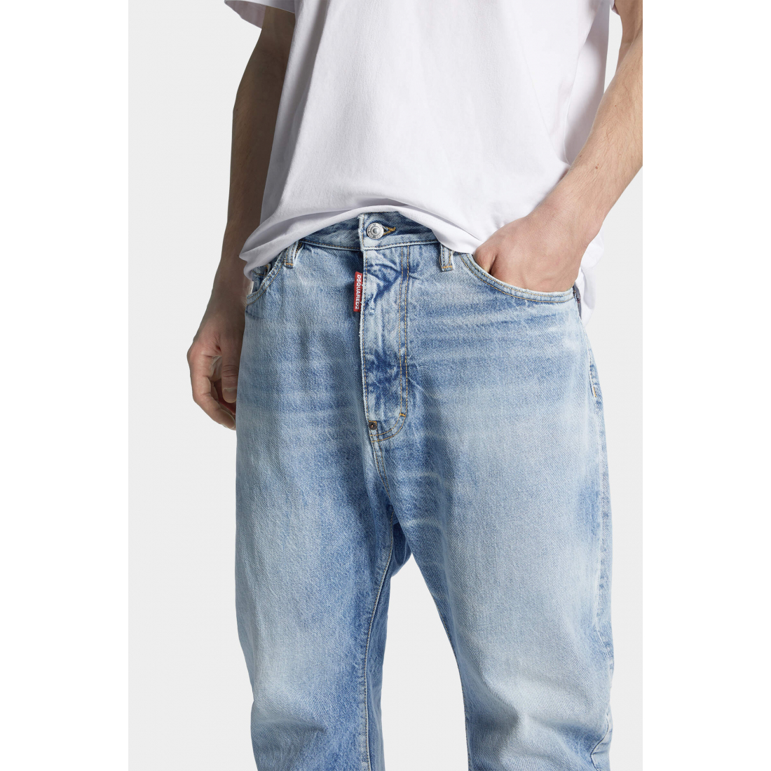 Men's 'Logo-Patch' Jeans