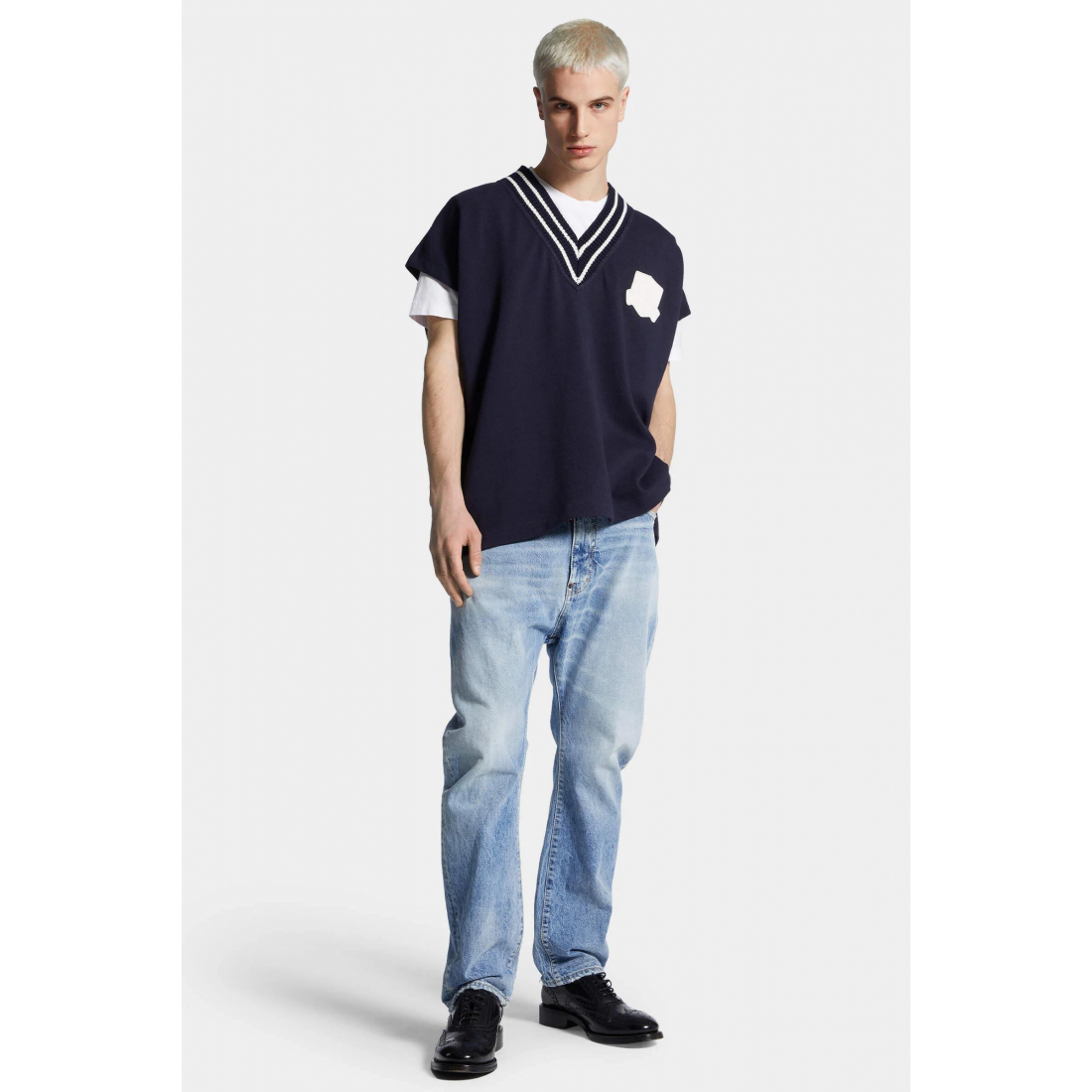 Men's 'Logo-Patch' Jeans