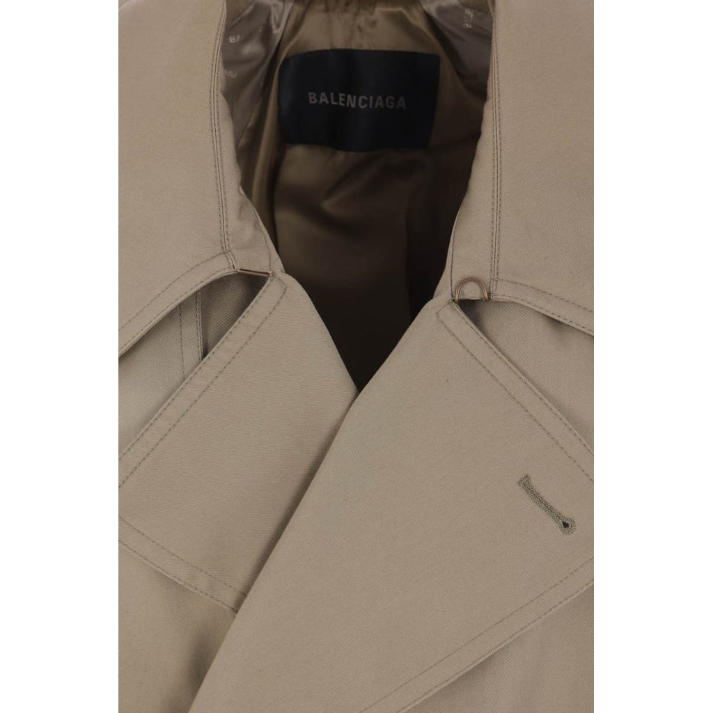 'Draped Neck' Trenchcoat für Damen