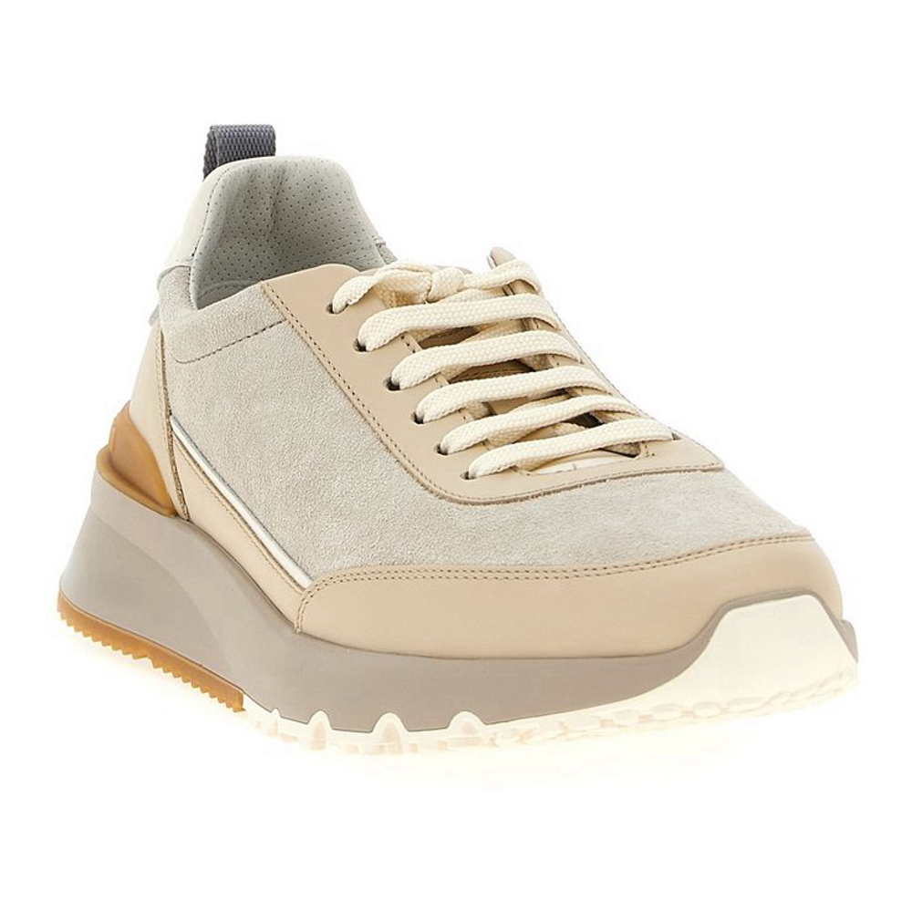 Men's 'Logo Embossed Lace-Up' Sneakers