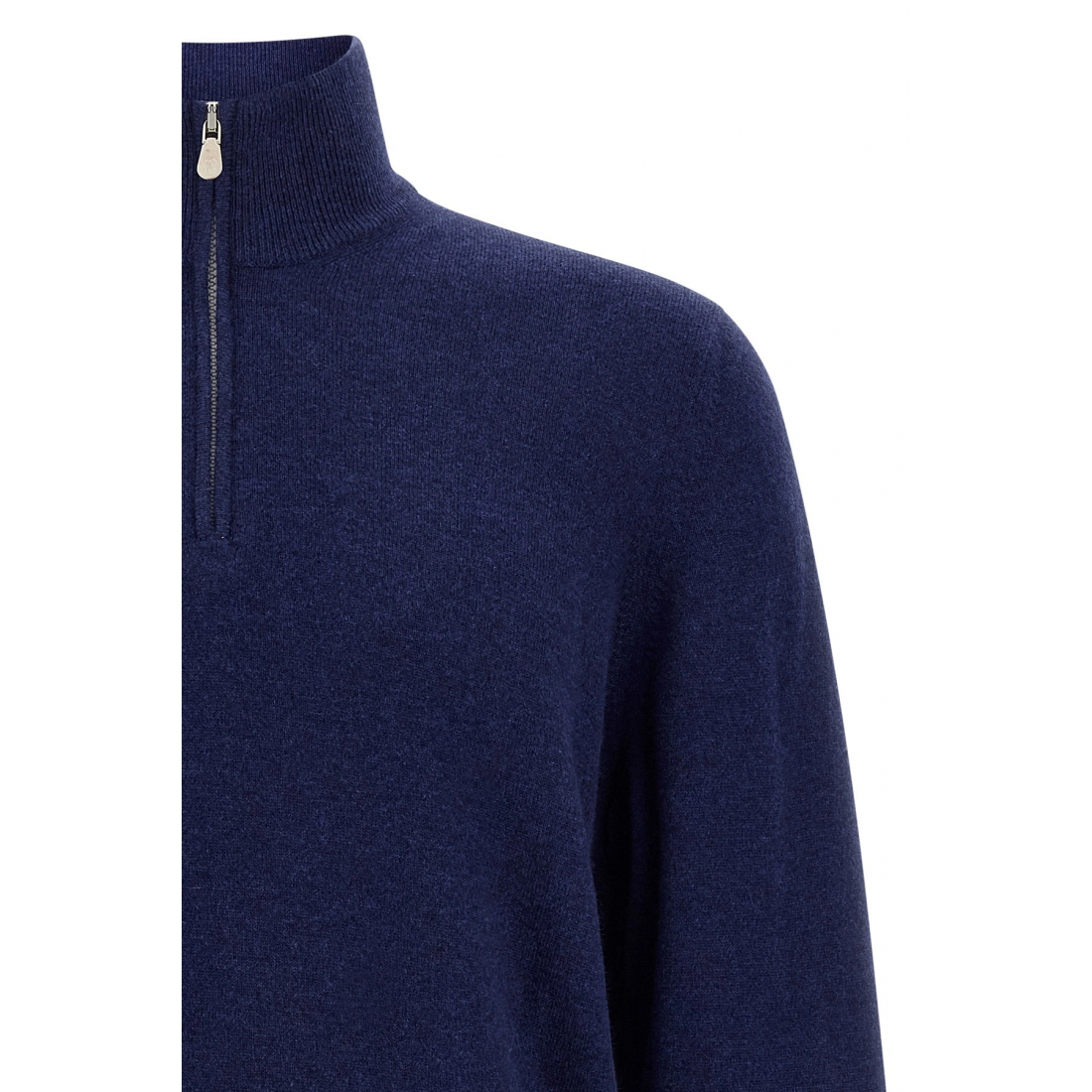 'Half-Zip' Kaschmirpullover für Herren