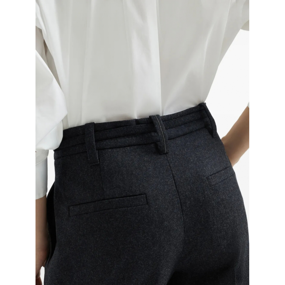 Pantalon 'Straight Crop' pour Femmes