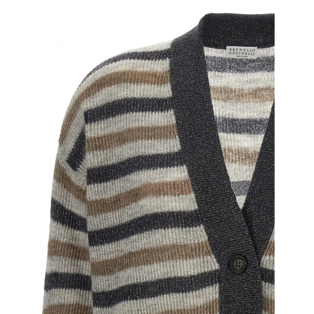 'Striped' Strickjacke für Damen