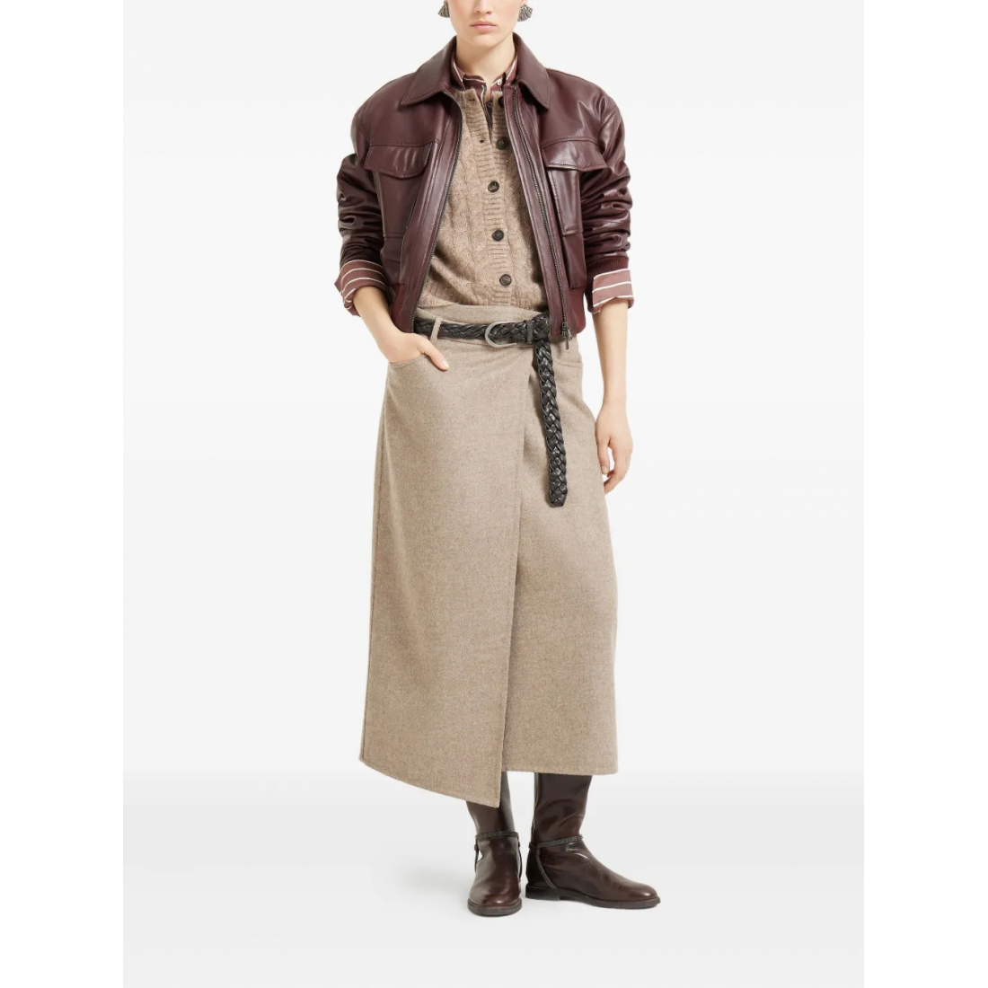 Women's 'Wrapped' Midi Skirt