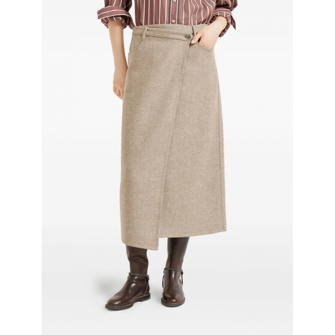 Women's 'Wrapped' Midi Skirt