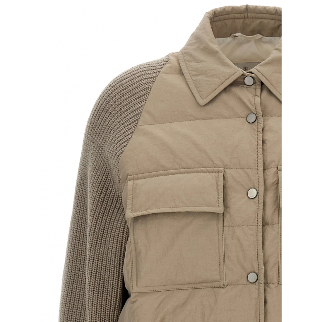 Doudoune en plumes 'Shiny Flap Detail' pour Femmes