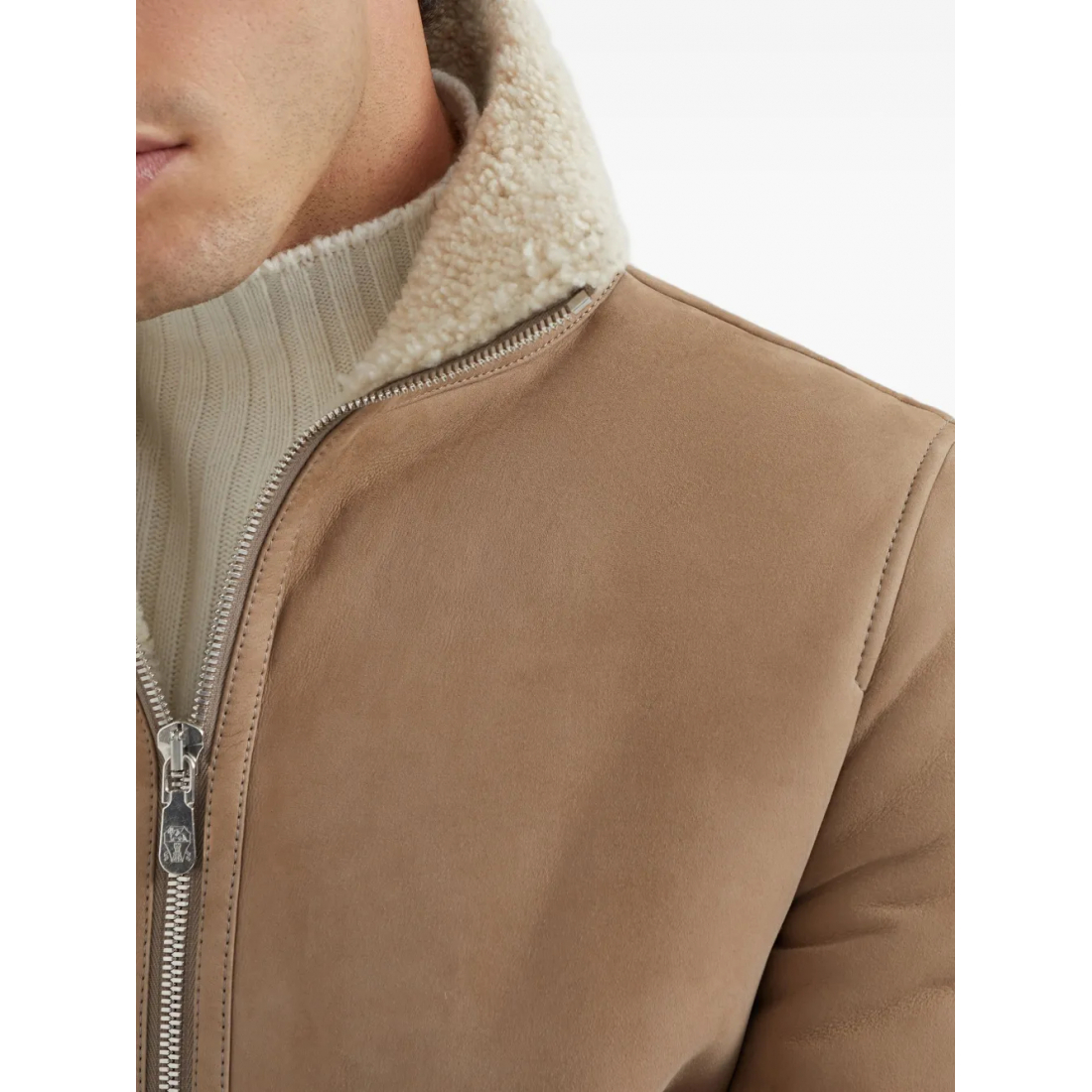 Veste de Survêtement 'Shearling-Collared' pour Hommes