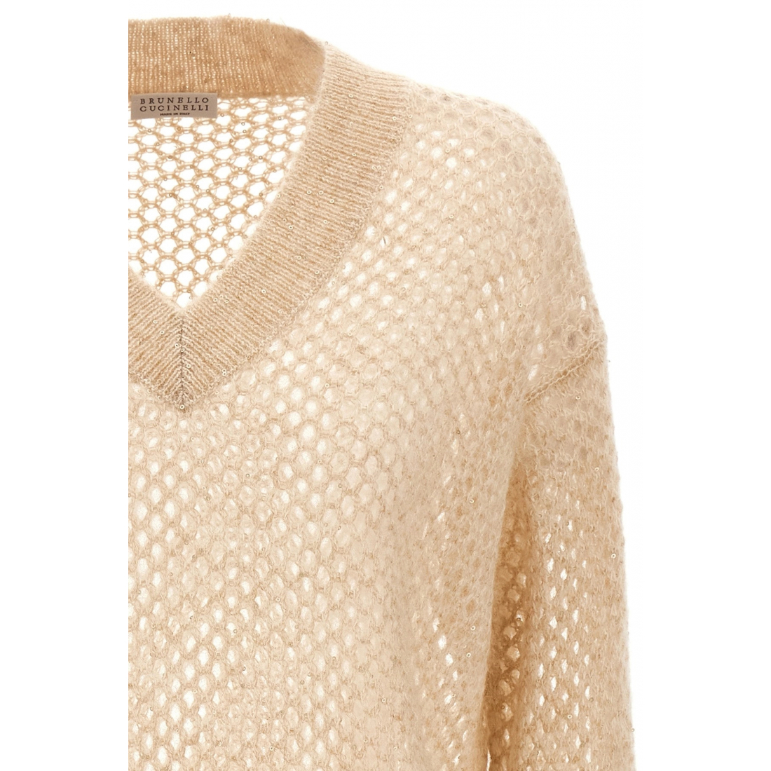 'Rustic Dazzling Net' Pullover für Damen
