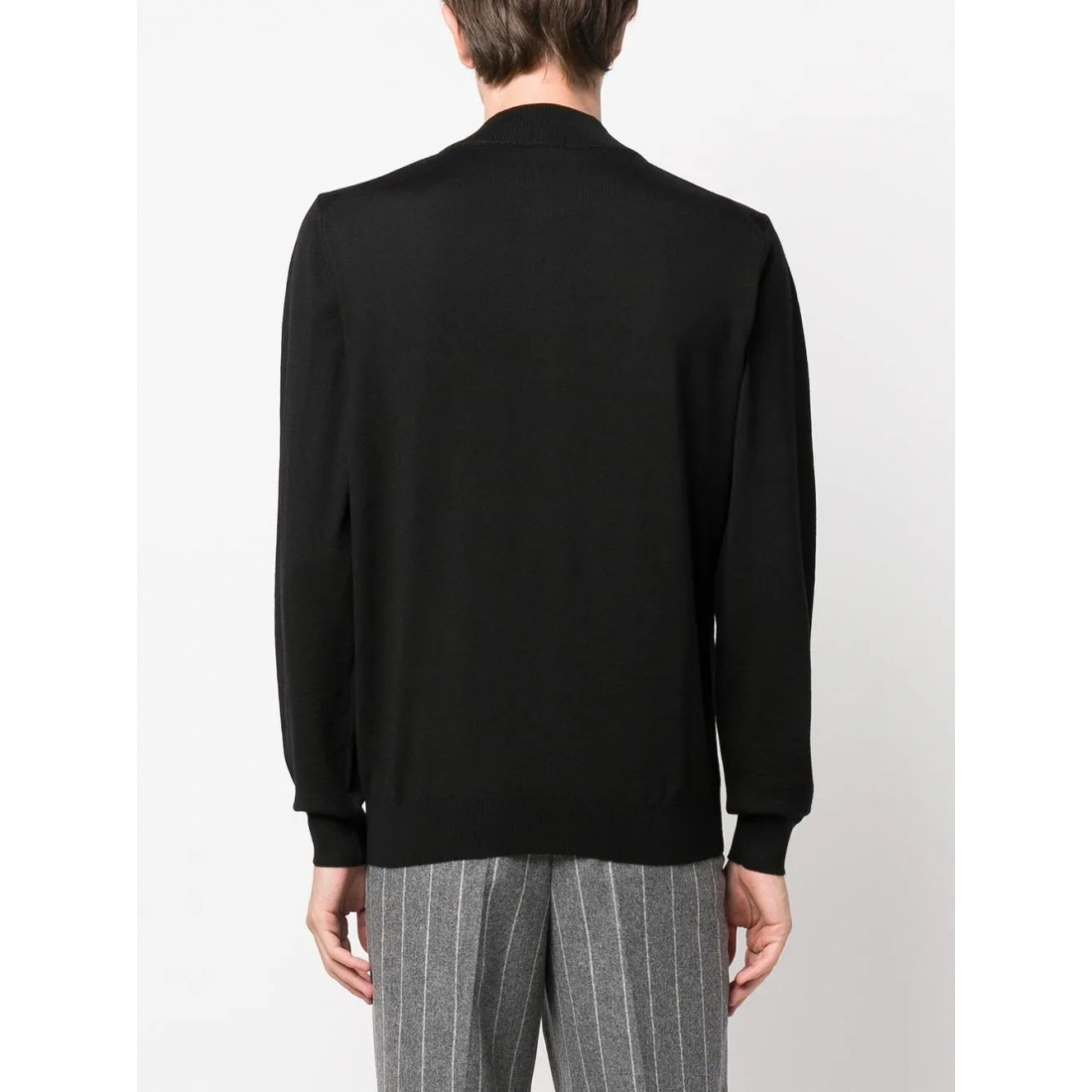 Men's 'Fine-Knit Zip-Up' Cardigan