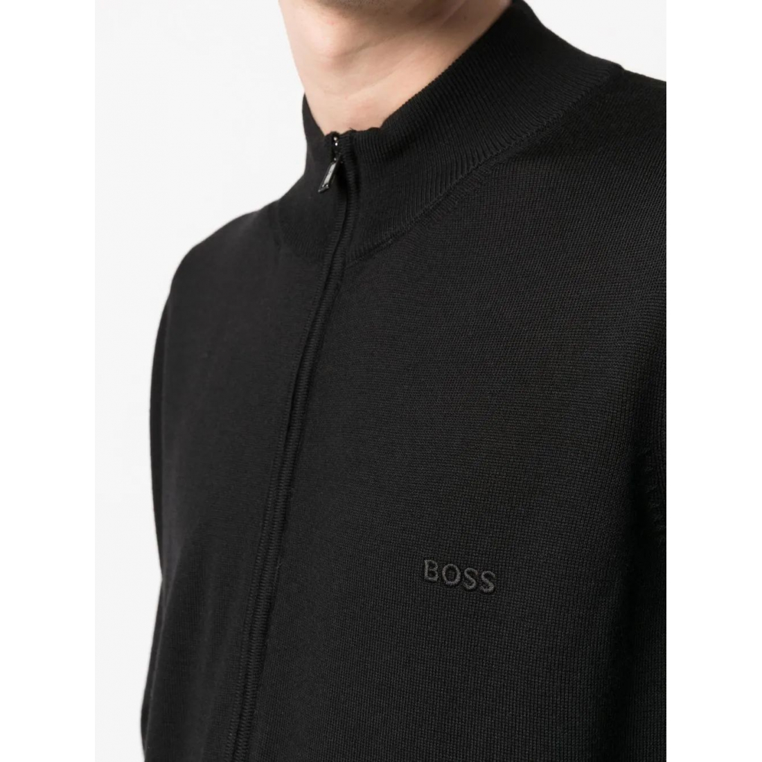 Men's 'Fine-Knit Zip-Up' Cardigan