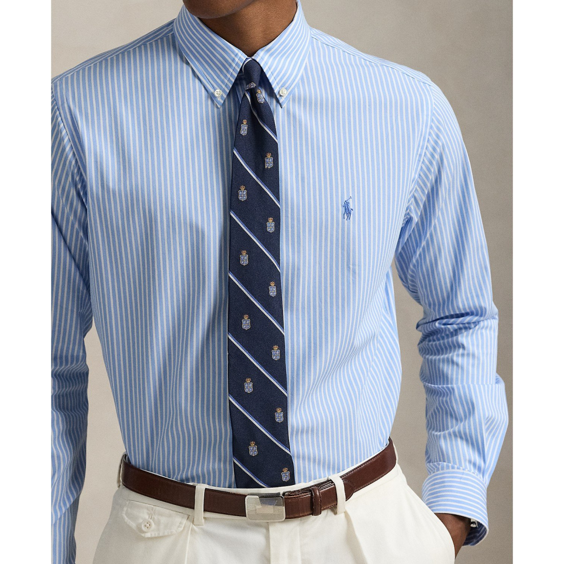 Chemise 'Slim-Fit Poplin' pour Hommes