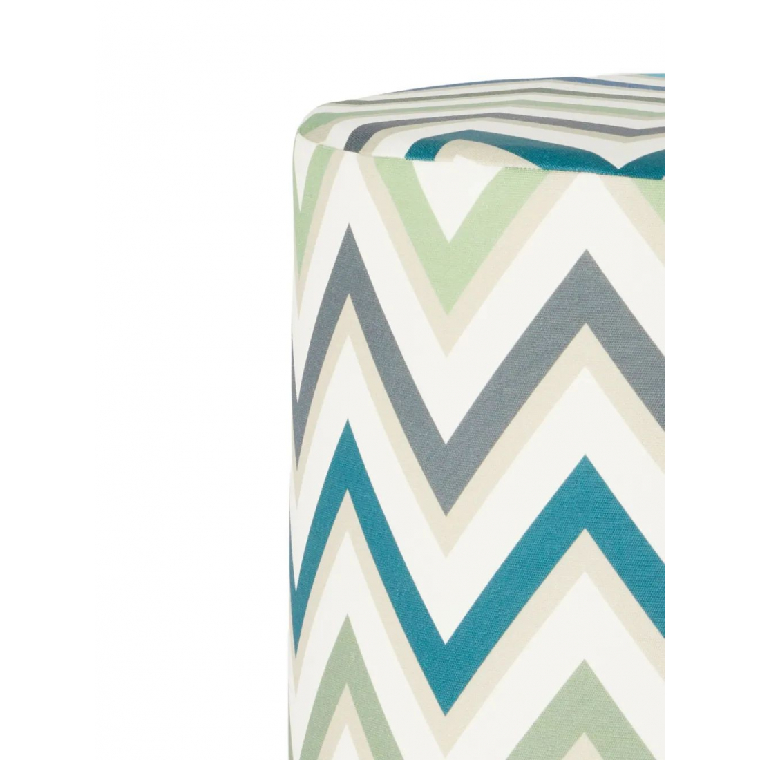 Pouf 'Watamu Chevron-Patterned'