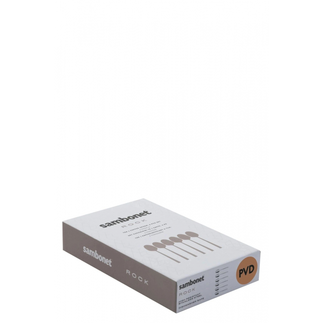 'Rock' Tea Spoon Set - 6 Pieces