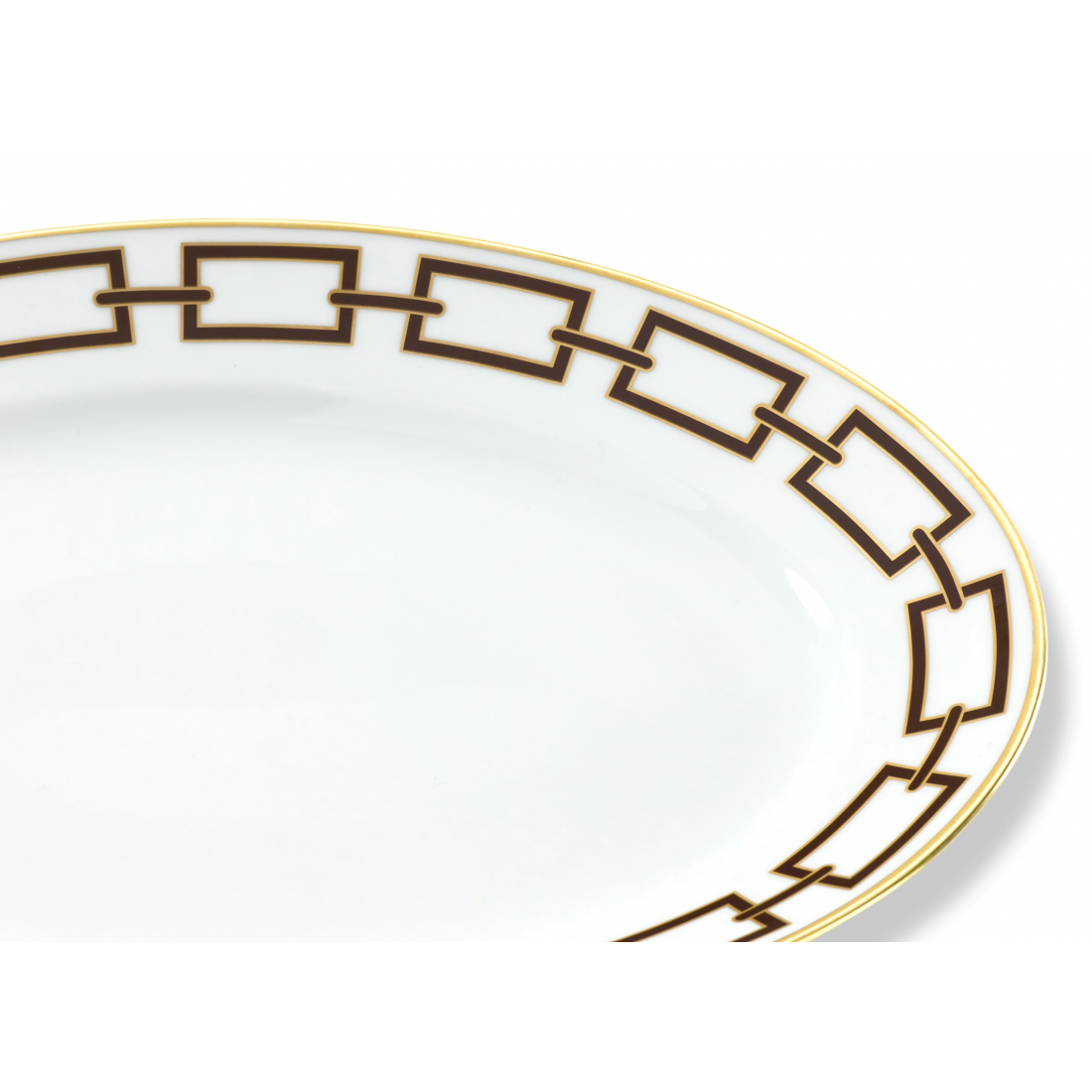 'Ebano Oval' Servierplatte - 34 cm