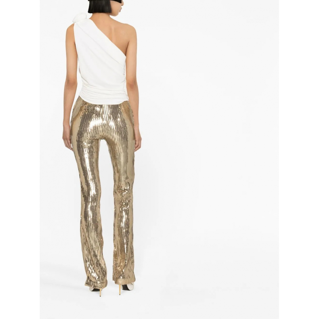 Haut à une épaule 'Draped' pour Femmes