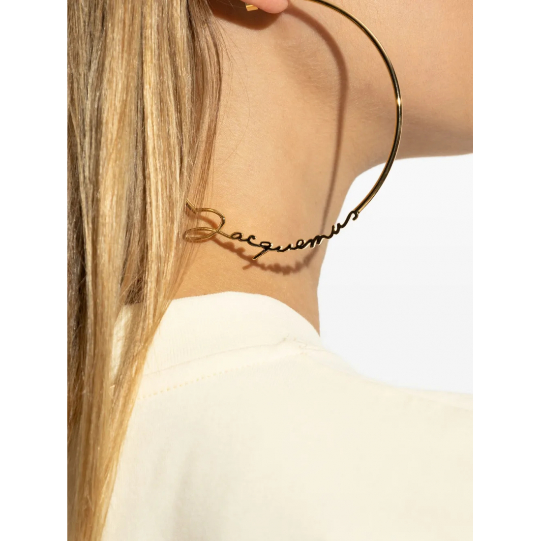 Women's 'Logo-Lettering Hoop' Earrings