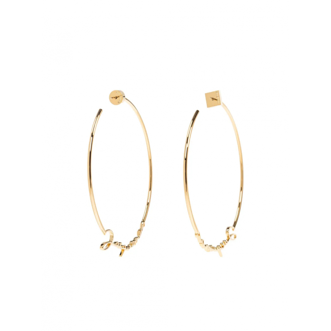 Women's 'Logo-Lettering Hoop' Earrings