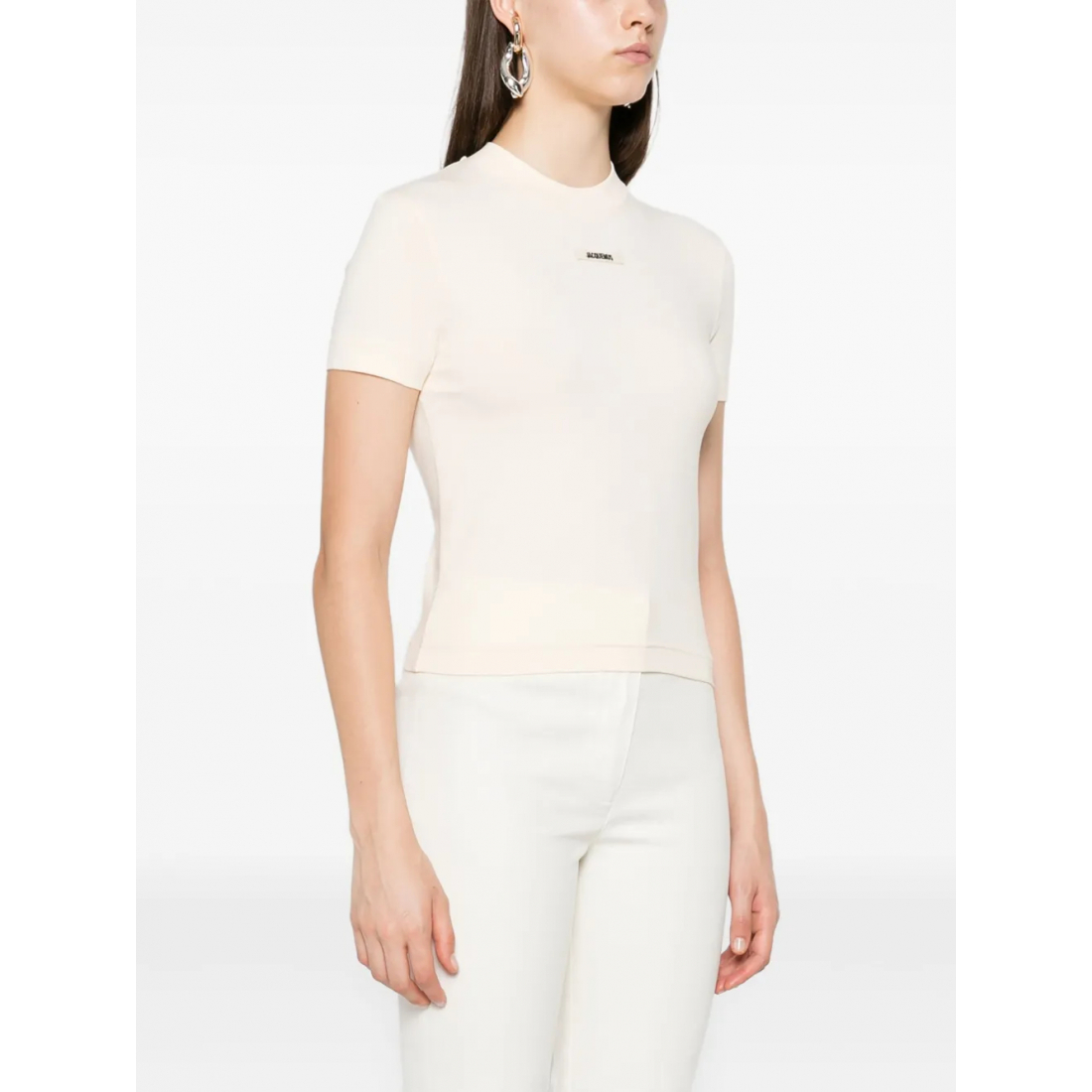 T-shirt 'Logo-Plaque' pour Femmes