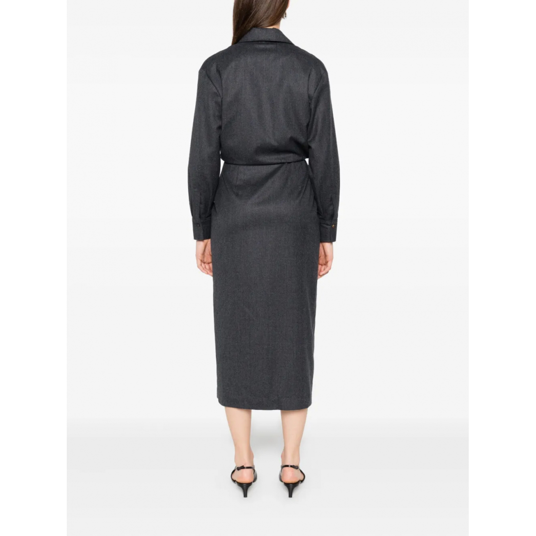 Robe Midi 'Wrap-Effect' pour Femmes