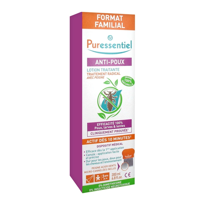 'Lotion Anti-Poux Avec Peigne- Format Familial' Treatment - 200 ml