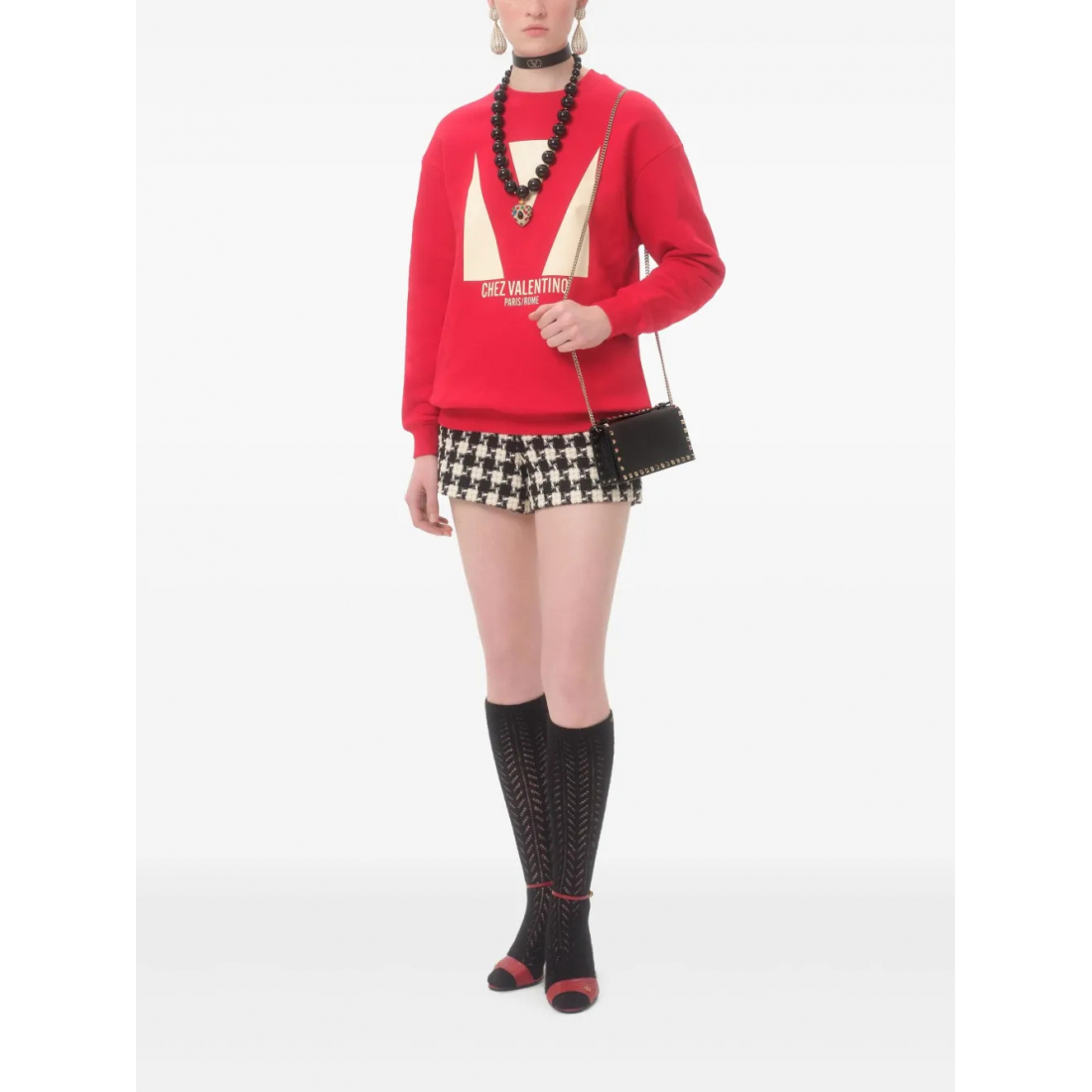 Women's 'Rockstud' Chain Wallet