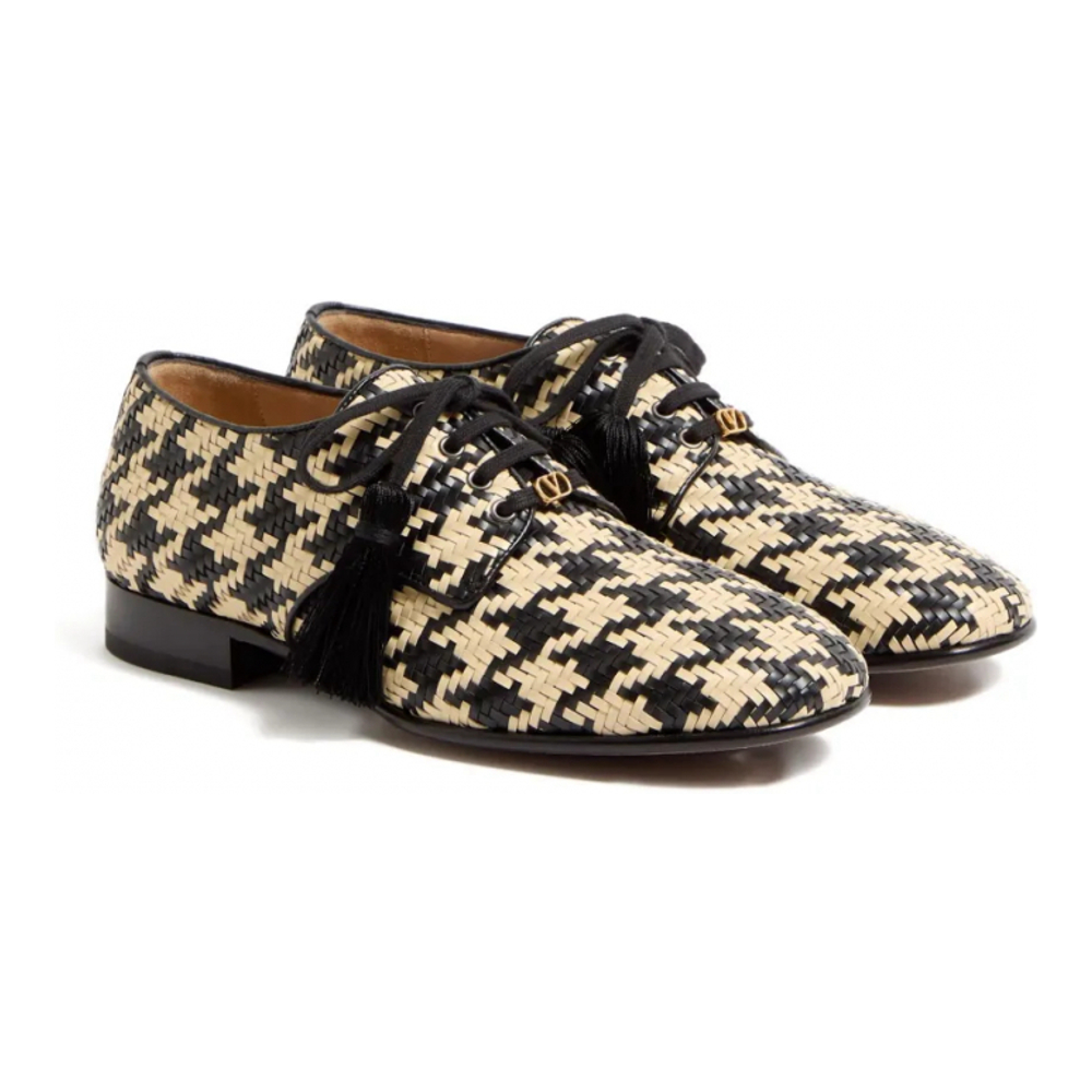 Men's 'Tassel-Detail Houndstooth' Loafers
