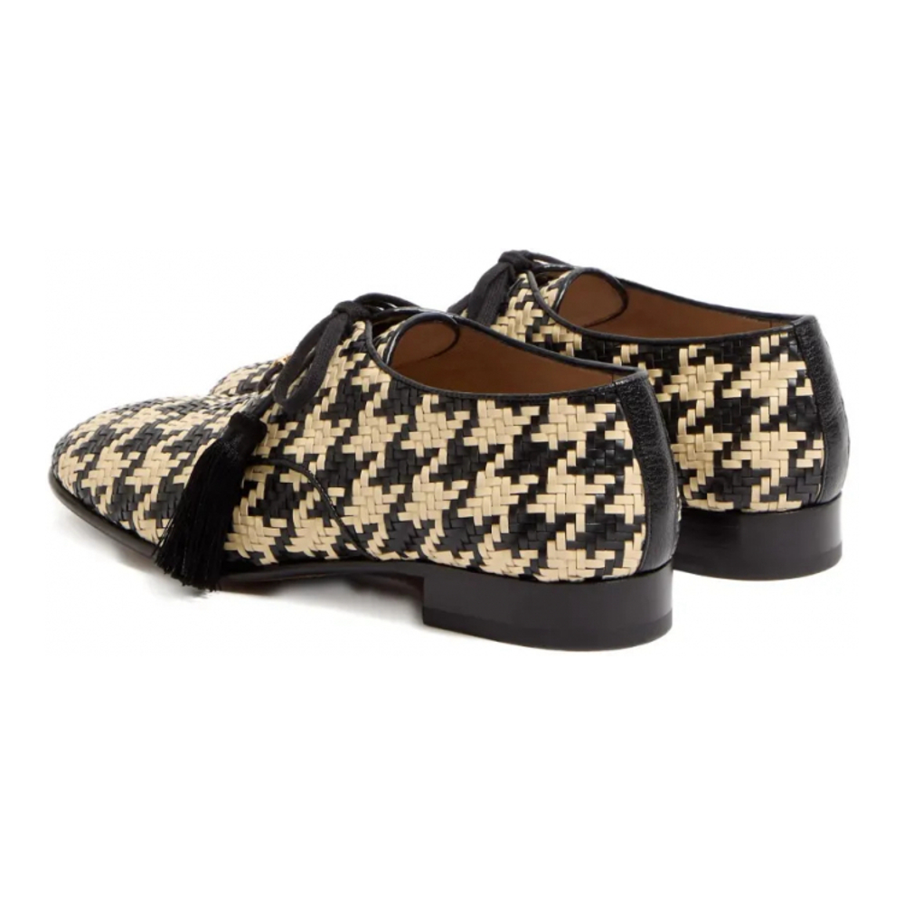 Men's 'Tassel-Detail Houndstooth' Loafers