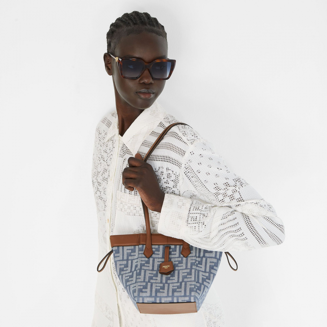 Women's 'Origami Mini' Bucket Bag