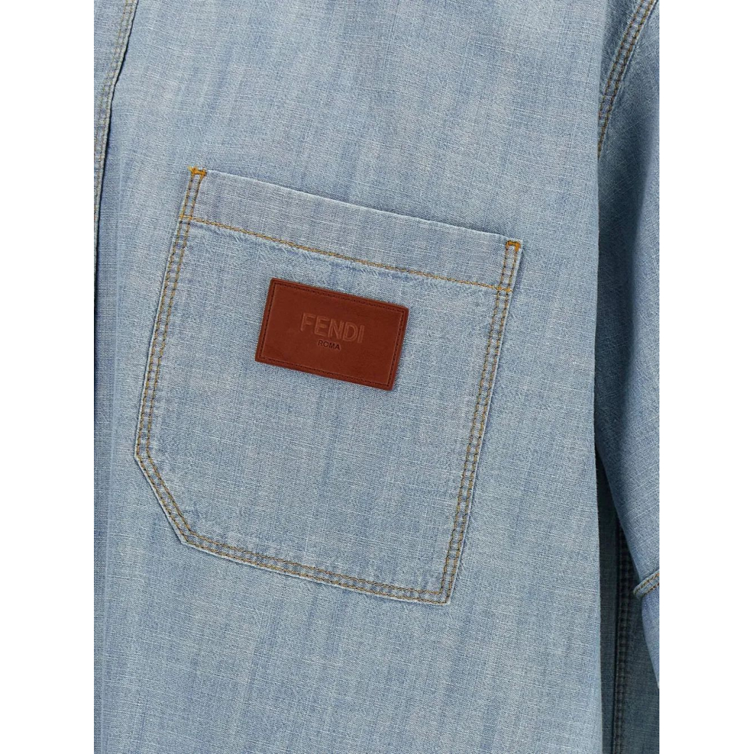 Chemise à manches courtes 'Chambray' pour Hommes