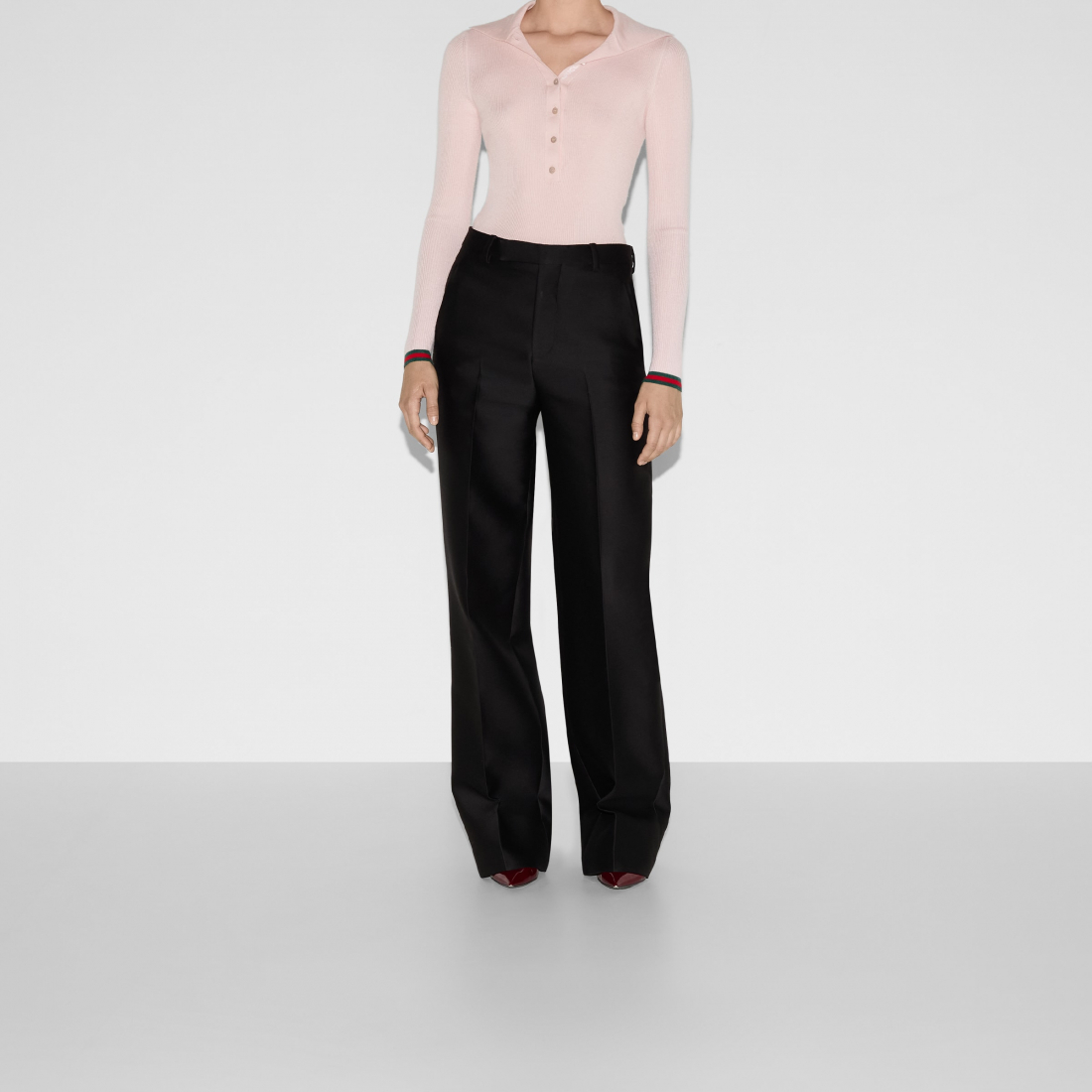 Pantalon 'Gabardine With Embroidery' pour Femmes