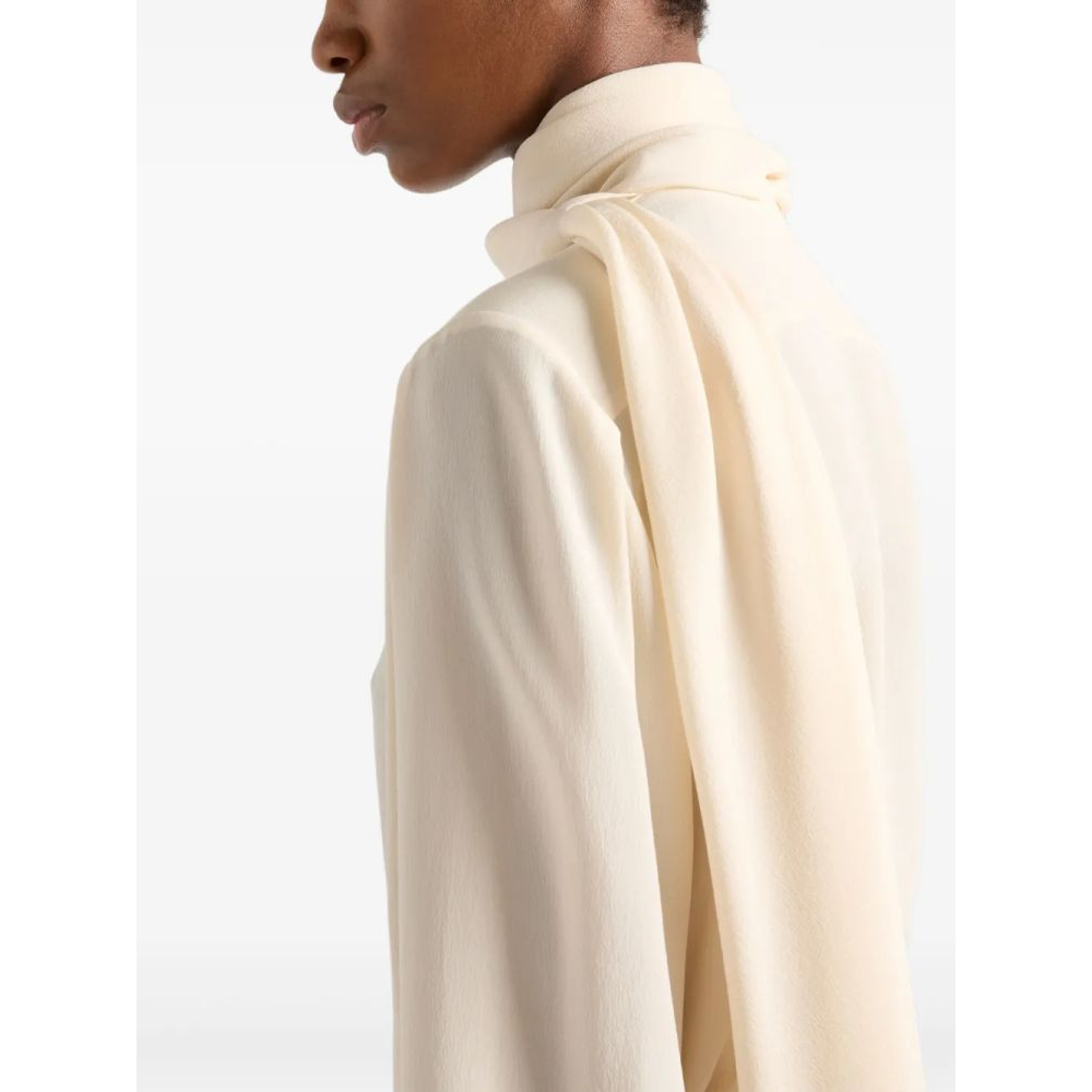 Women's 'Scarf-Detail' Shirt