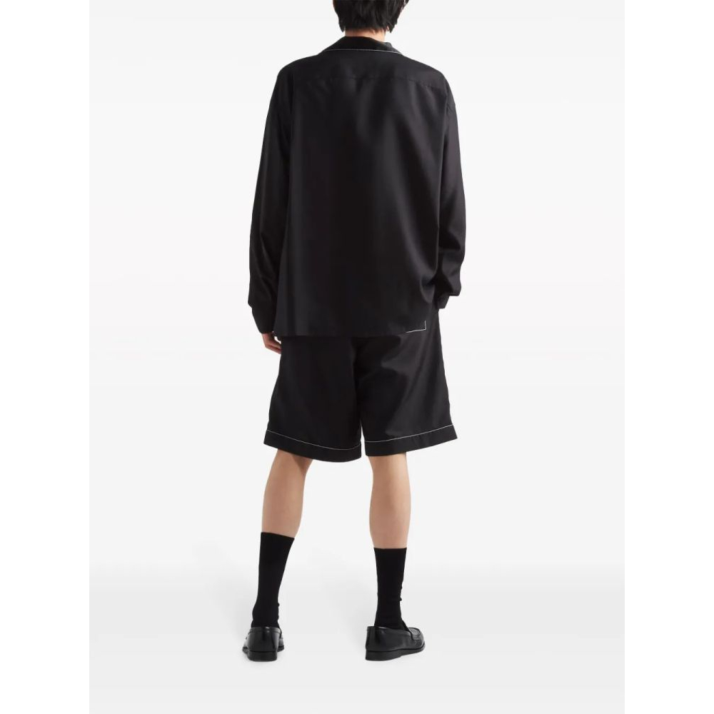 Men's 'Contrast-Trim' Pajama Shirt