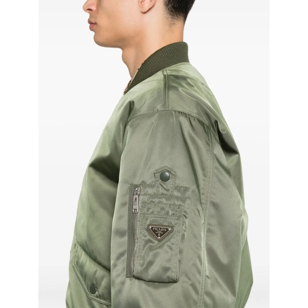 Men's 'Triangle-Logo' Bomber Jacket