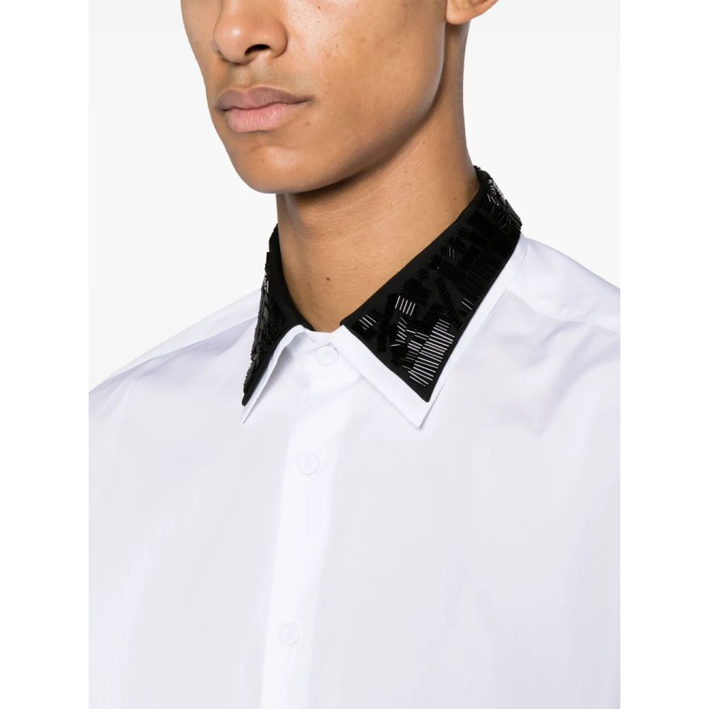Men's 'Beaded-Collar' Shirt