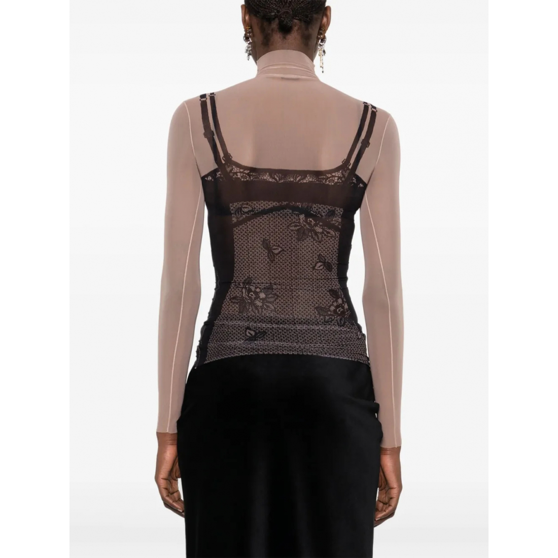 Top à manches longues 'Trompe-L'Oeil' pour Femmes