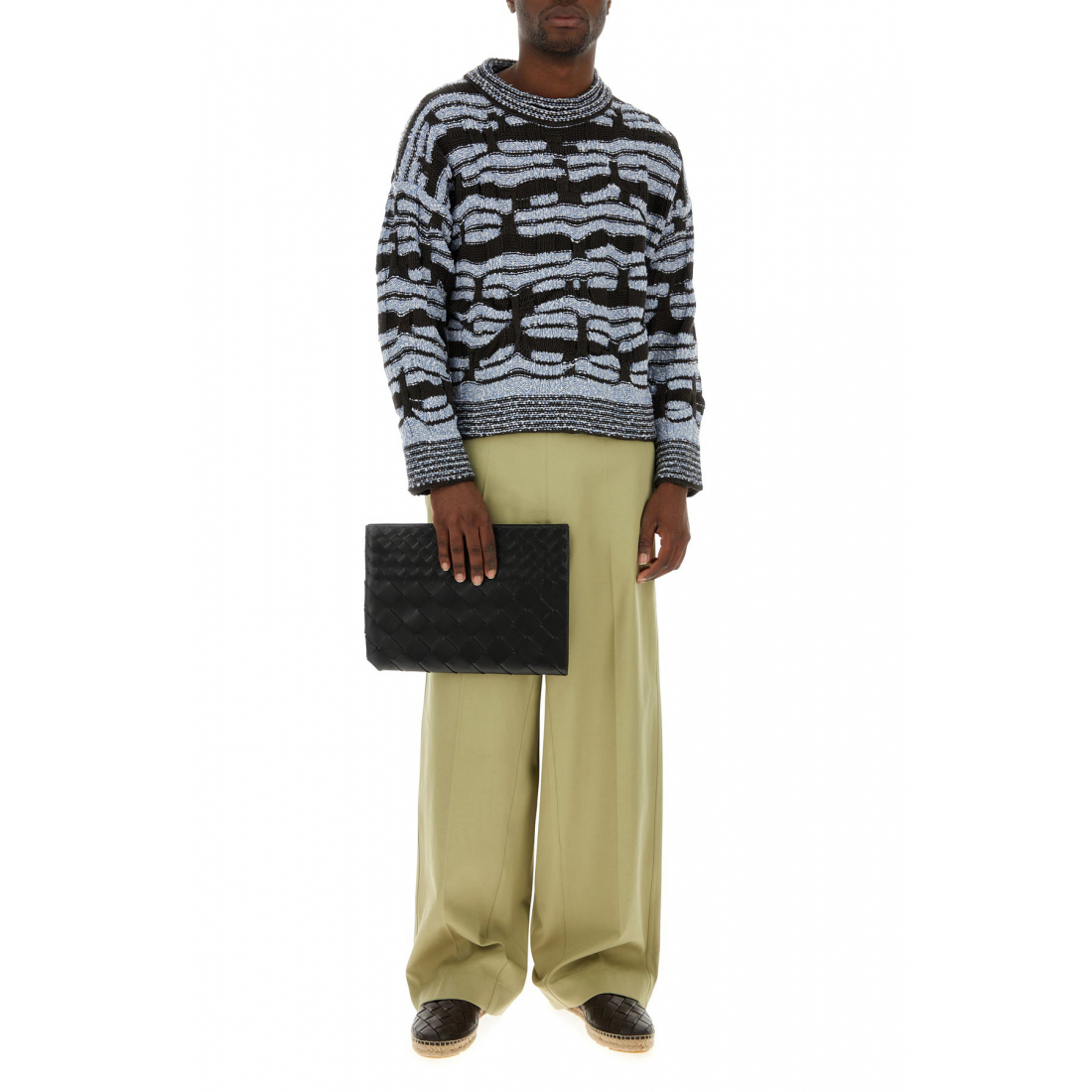 Men's 'Intrecciato' Pouch