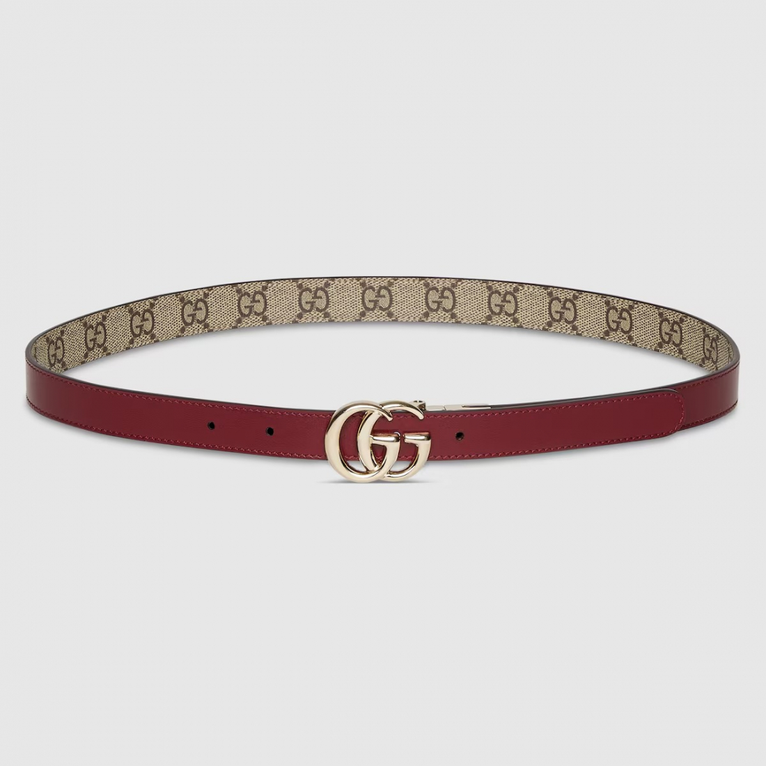 Ceinture 'Reversible GG Marmont Thin' pour Femmes