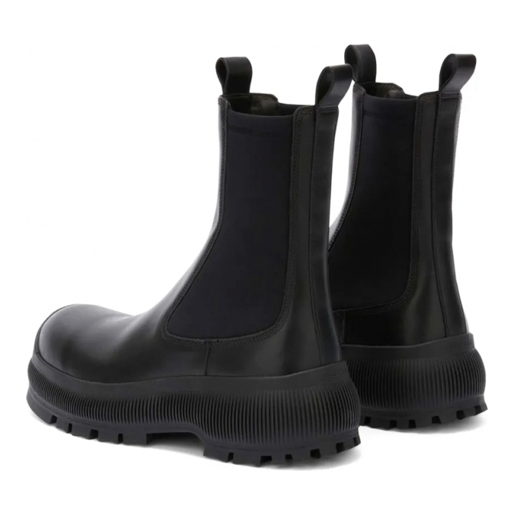 'Logo-Embossed' Chelsea-Stiefel für Damen