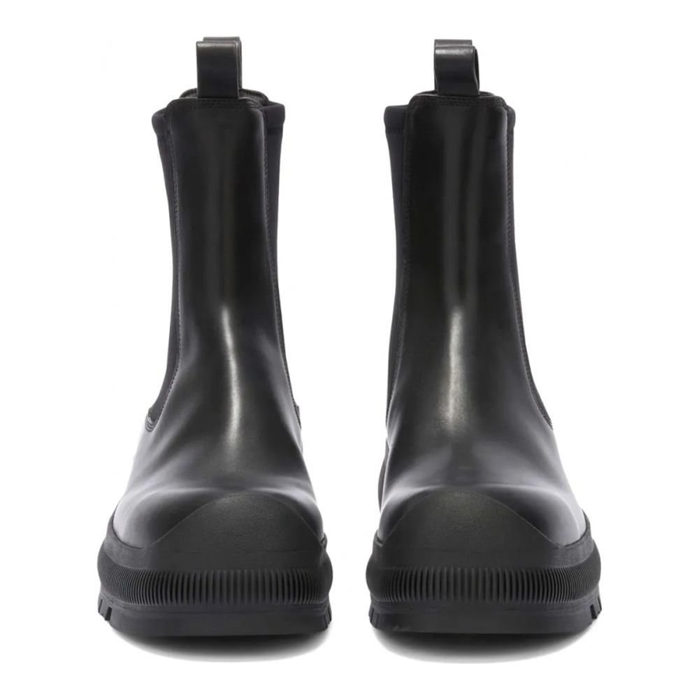 'Logo-Embossed' Chelsea-Stiefel für Damen