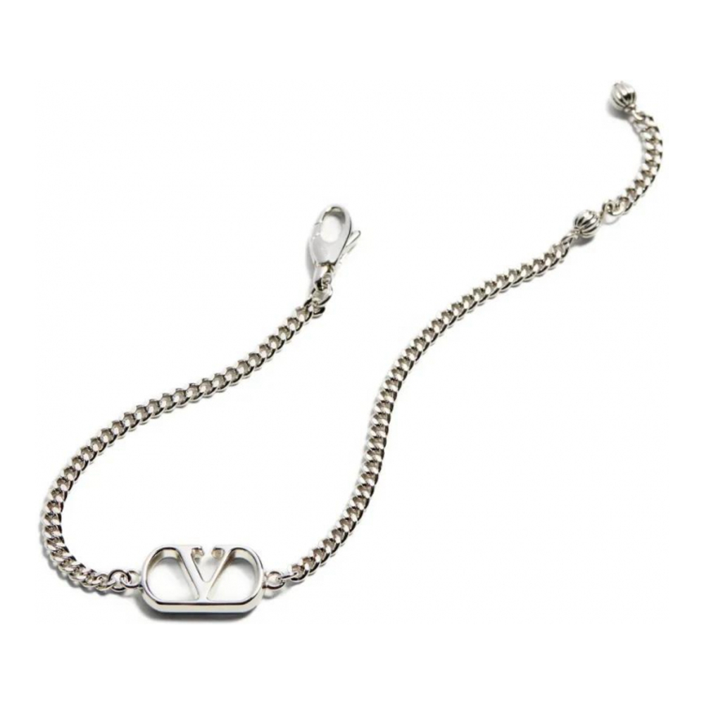 Men's 'Logo Plaque Chain' Bracelet
